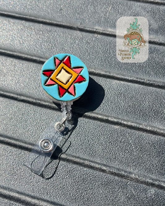 Barn Quilt Badge Reel